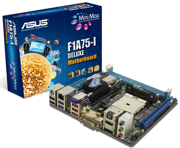 ASUS представляет в Украине материнскую плату F1A75-I DELUXE