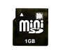 Mini SD Transcend miniSD 1GB