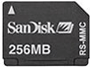  SanDisk RS-MMC 256MB