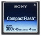 Sony Compact Flash 4 GB (300x)