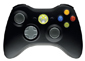 Microsoft Xbox 360 Wireless Controller Black (XBOX360CONTROLLERBL)