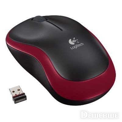 Фото Logitech M185 Red (910-002240)