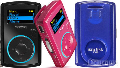 Фото SanDisk Sansa Clip+ 4GB + microSD Black (SDMX18R-004GK-E46K)
