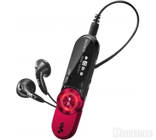 Фото Sony Walkman NWZ-B162F 2GB Red (NWZB162FR.CEV)
