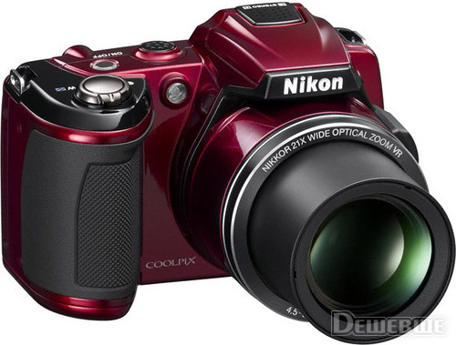 Фото Nikon COOLPIX L120 Red (VMA741E1)