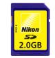 Nikon SD 2Gb Black (ALM00039NK)